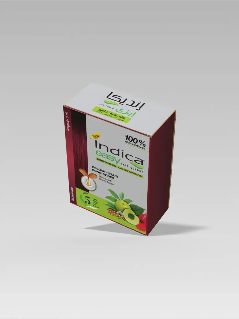 Indica Shampoo Hair Color Burgundy (3.16) 97.5 ml 