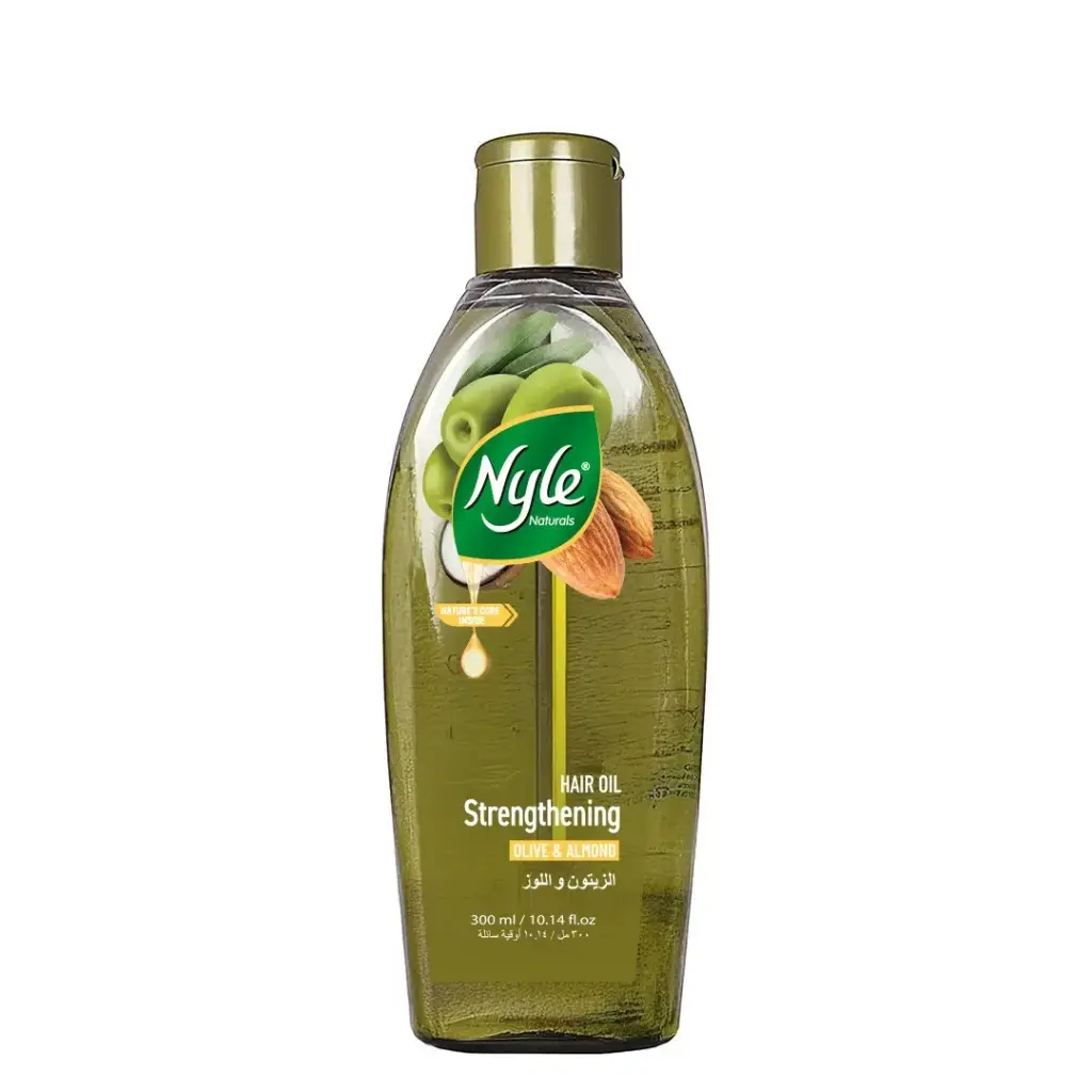 Nyle Hair Oil Strengthening Olive & Almond 300ml 