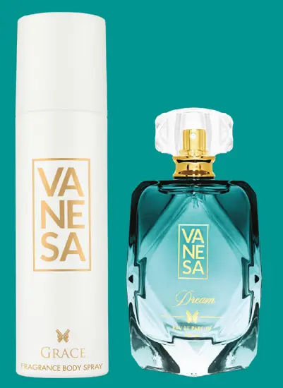 Vanesa Gift Pack (Grace Deo 150ml + Perfume Dream 100ml) 